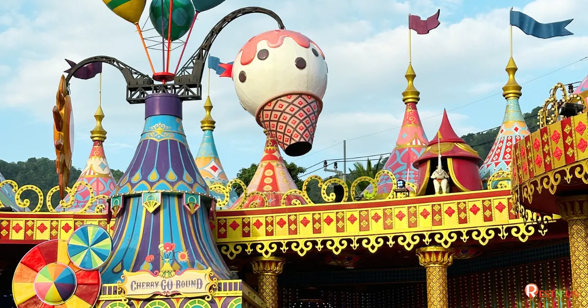 Outside the theater at Carnival Magic Phuket